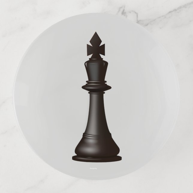 Round Trinket Tray Chess (Front)