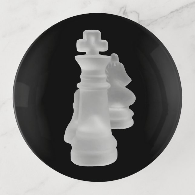 Round Trinket Tray Chess (Front)