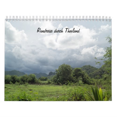 Round trip to Thailand  Calendar