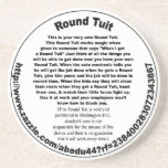Round Tuit Drink Coaster<br><div class="desc">Round Tuit</div>