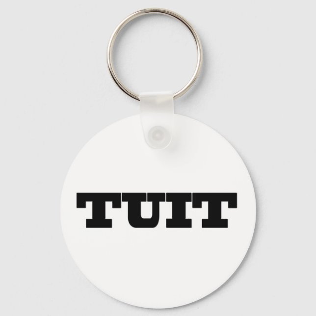 Round Tuit Keychain (Front)