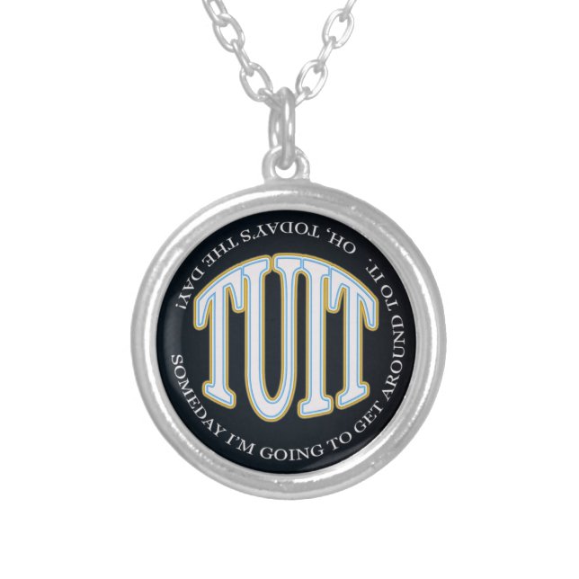 Round Tuit Necklace (Front)