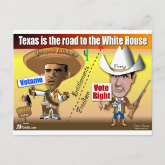 Round Up Bar Postcard
