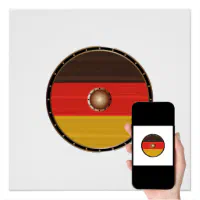 Round Viking Shield With Germany Flag Digital Art by Bigalbaloo Stock -  Fine Art America