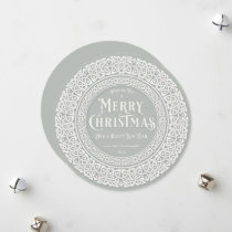Round Vintage Green + Off White Celtic
