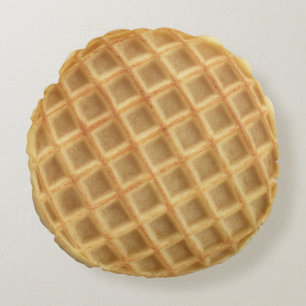 Round Waffle Pillow