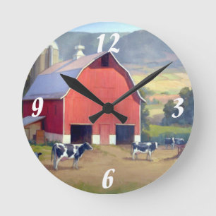 Round Wall Clock/Farm Clock