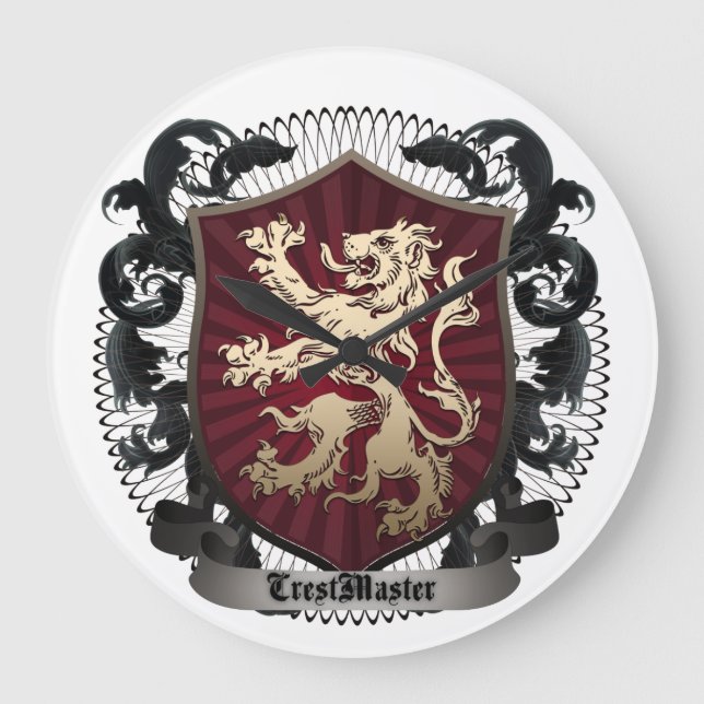 Round Wall Clock (Large) (Front)