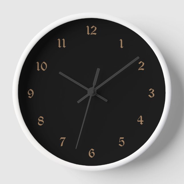round wall clock template (Front)