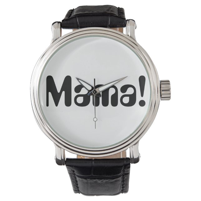 Round watch for your Mama (Front)