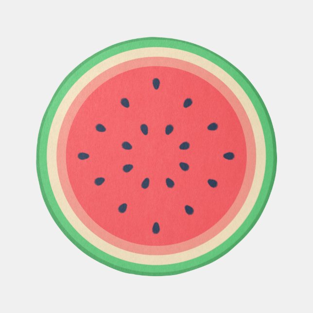 Round Watermelon Rug (Front)