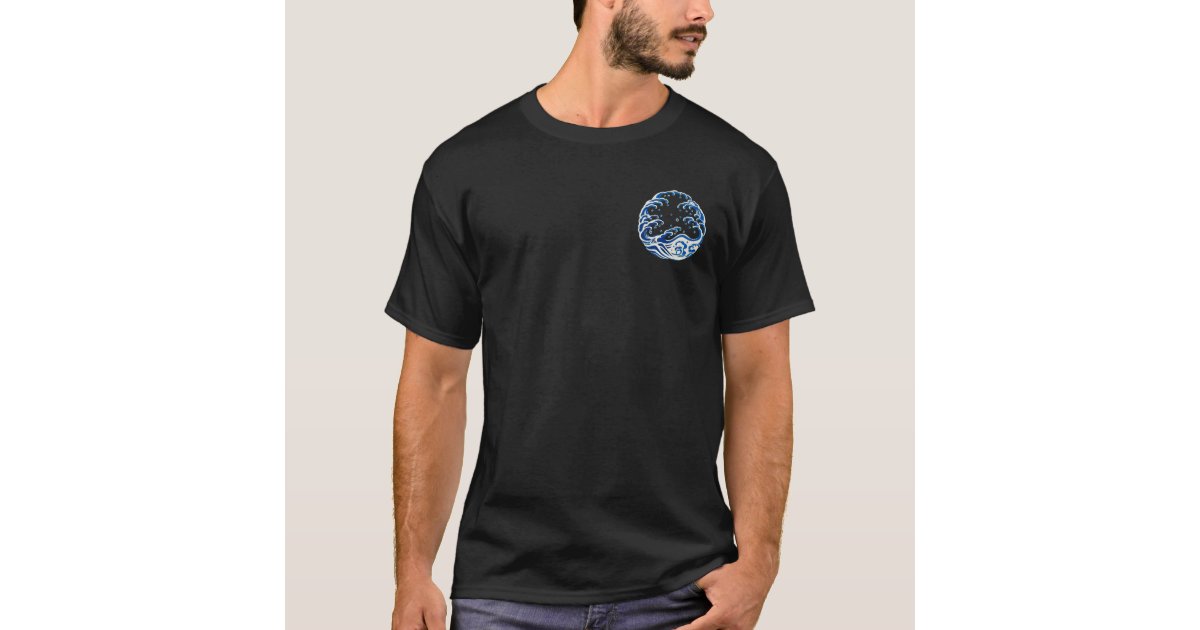 Black Lantern Mountain Woodblock T-Shirt