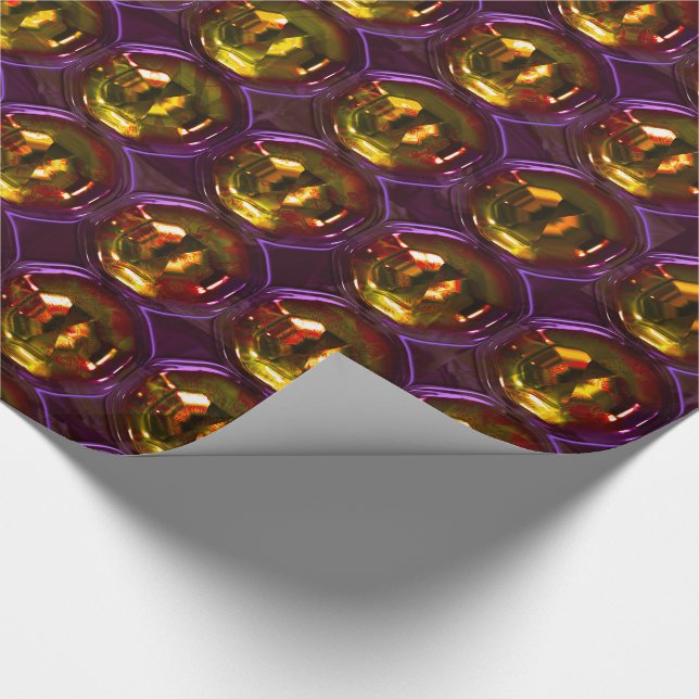 Roundabout Vale  Elegant Pattern Wrapping Paper (Corner)