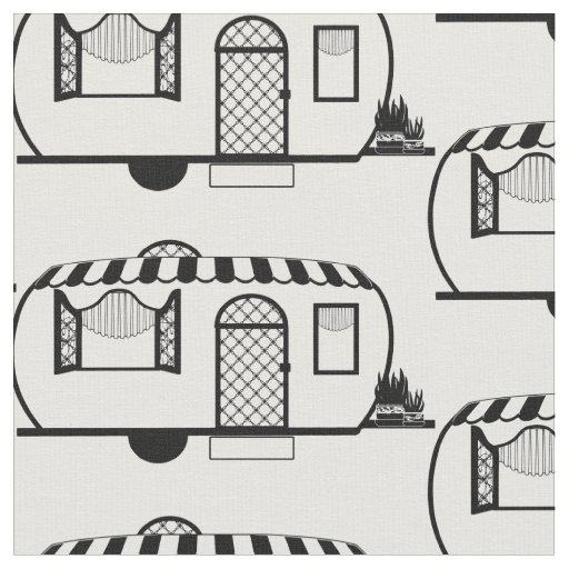 Rounded Caravan Trailer Thunder_Cove Fabric