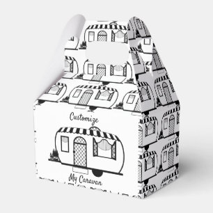 Rounded Caravan Trailer Thunder_Cove Favor Boxes