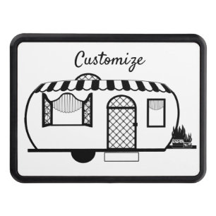Rounded Caravan Trailer Thunder_Cove Hitch Cover