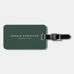 Rounded Corner Different Colors Two Sided Modern Luggage Tag