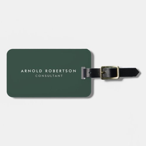 Rounded Corner Different Colors Two Sided Modern Luggage Tag