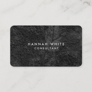 Rounded Corner Grey Pattern Elegant Professional Business Card
