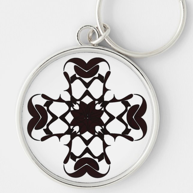 ROUNDED CROSS KEYCHAIN (Front)