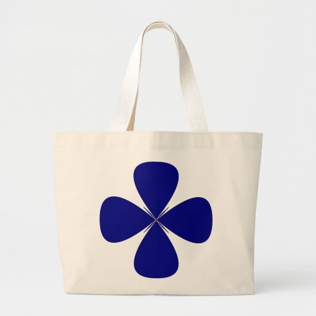 ROUNDED CROSS LARGE TOTE BAG (Front)