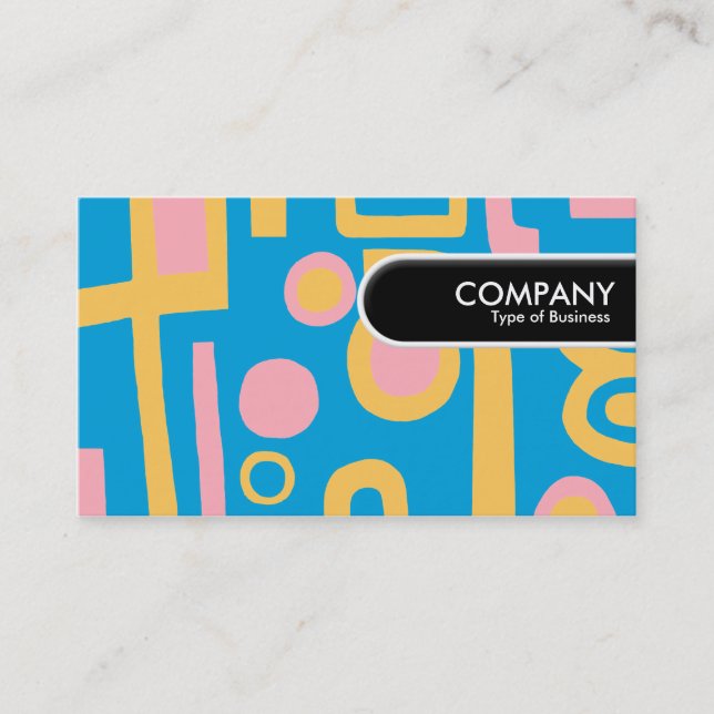 Rounded Edge Tag - Abstract 170914 (Front)