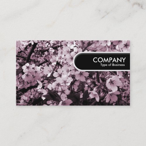 Rounded Edge Tag - Cherry Blossom Business Cards