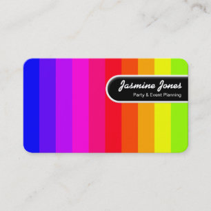 Rounded Edge Tag - Color Bars (Round Corners)