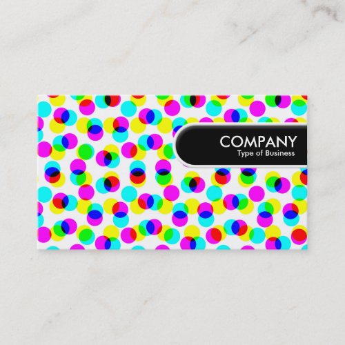 Rounded Edge Tag _ Color Halftone Pattern