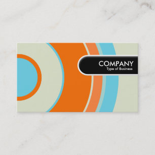 Rounded Edge Tag - Colorful Circle 03