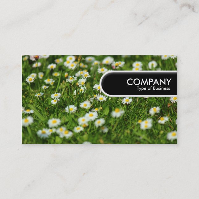 Rounded Edge Tag - Daisy Meadow (Front)