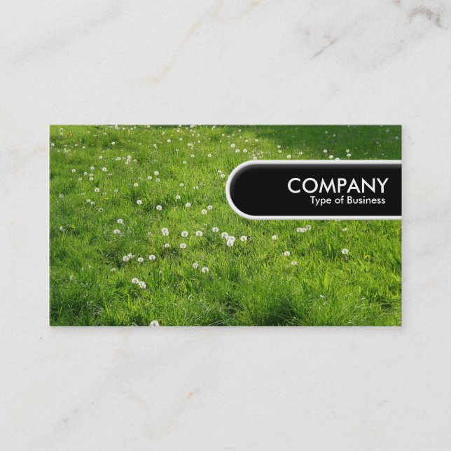 Rounded Edge Tag - Dandelion Meadow 01 (Front)