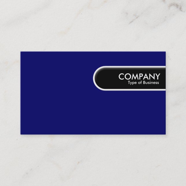 Rounded Edge Tag - Dark Blue (Front)