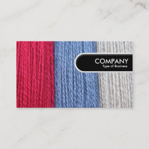 Rounded Edge Tag - Darning Thread