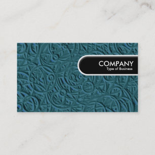 Rounded Edge Tag - Etched Circles