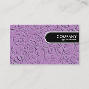 Rounded Edge Tag - Etched Circles