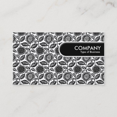 Rounded Edge Tag _ Floral Pattern 280313
