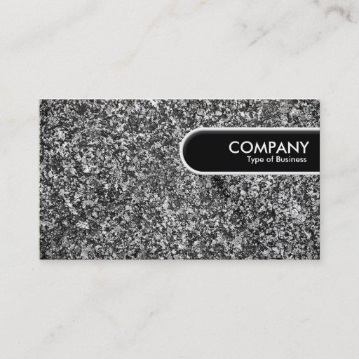 Customizable Rounded Edge Tag - Granite Business Card Templates