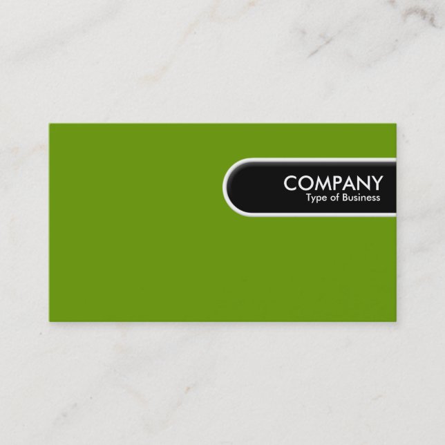 Rounded Edge Tag - Green (669900) (Front)