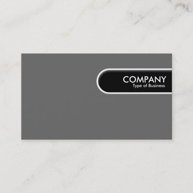 Rounded Edge Tag - Mid Gray (Front)