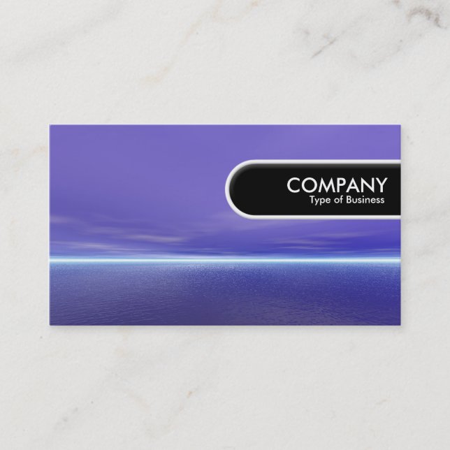 Rounded Edge Tag - Purple Dawn (Front)