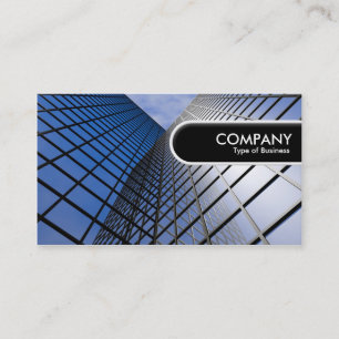 Rounded Edge Tag - Reflective Office Block