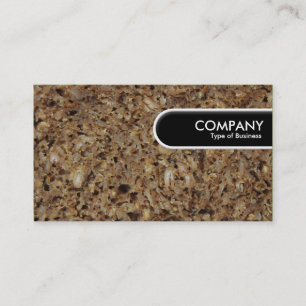 Rounded Edge Tag - Rye Bread/Pumpernickel