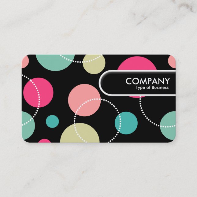 Rounded Edge Tag - Spots & Circles 150816 (Front)