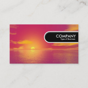 Rounded Edge Tag - Sunrise Sunset