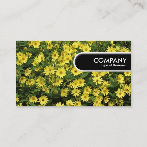 Rounded Edge Tag _ Yellow Daisies