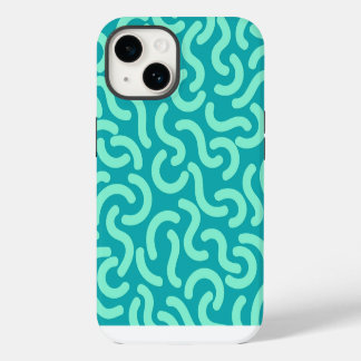 Rounded Lines Seamless Patterns iPhone 14 Case