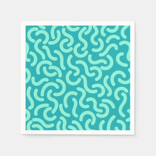 Rounded Lines Seamless Patterns Napkins