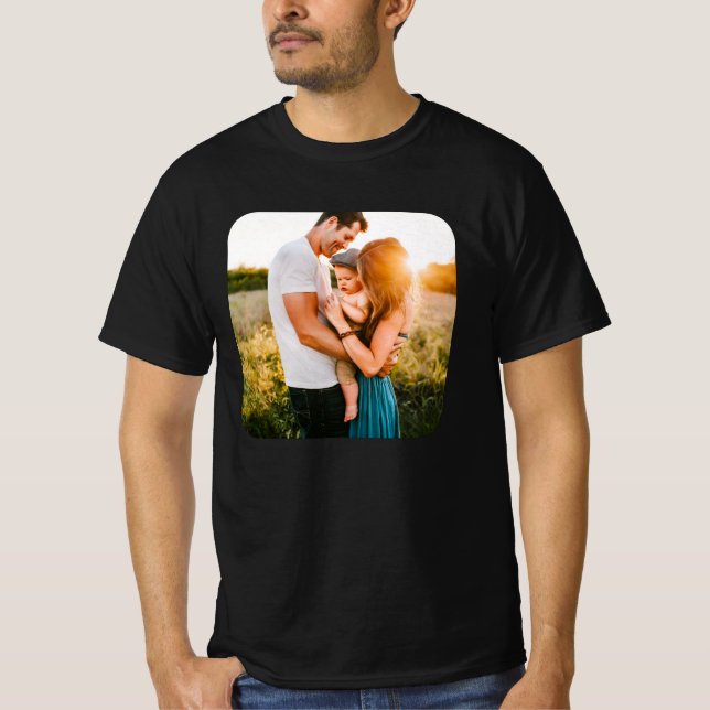 Rounded Photo Template TShirt (Front)