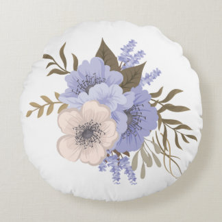 Rounded Pillow Spring Flowers